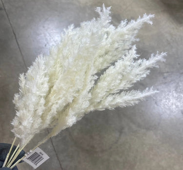 Le Fleur Pampas Bush Cream 15" - Uncategorized Silk