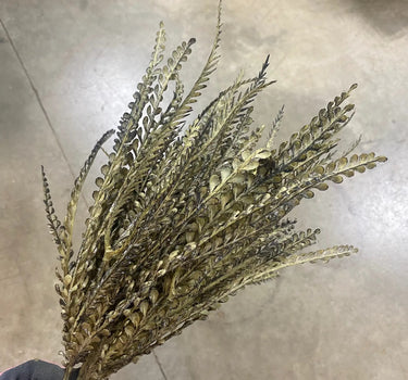 Supreme Grass Bush Grey-Green 18" - Artificial Non-Flowering Plants Silk