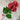 AmBest Fresh Touch Hydrangea Spray Red 25.5" - Uncategorized Silk