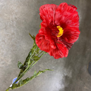 Poppy Spray Red 28"