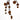 Le Fleur Bell Spray Rust 30" - Uncategorized Silk