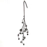 Le Fleur Bell Spray Silver/Black 30" - Uncategorized Silk