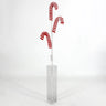 Supreme Candy Cane Stake Spray 24'' - Seasonal & Holiday Decorations Silk