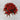 GSC Red/Orange Mum - Potted w/ 2 Bushes - Artificial Flora Hanging Basket & Porch Pots