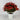 GSC Red/Orange Mum - Potted w/ 2 Bushes - Artificial Flora Hanging Basket & Porch Pots