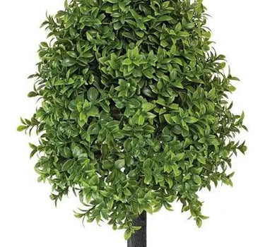 Select UV Boxwood Cone Bush w/ Stake 22" - Artificial Trees Silk