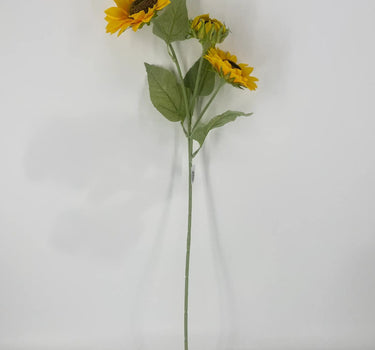 Supreme Sunflower Spray Yellow 36" - Uncategorized Silk