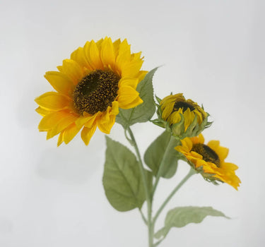 Supreme Sunflower Spray Yellow 36" - Uncategorized Silk