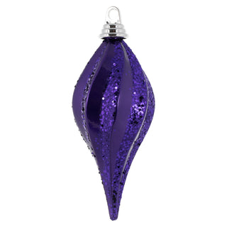Plum Candy Glitter Swirl Drop 8''
