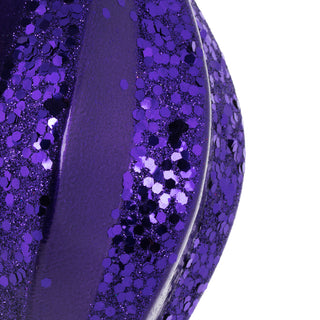 Plum Candy Glitter Swirl Drop 8''
