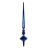 Vickerman Shiny Cupola Finial Ornament Blue 12" (Bag of 3) - Holiday Ornaments Merchandise