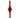Vickerman Red Shiny Finial Ornament 41" - Merchandise