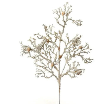 Faux Coral Shell Spray 27"