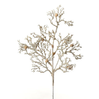 Faux Coral Shell Spray 27"