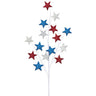 Regency Glitter Americana Star Spray 28" - Silk