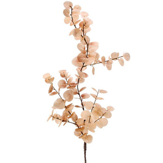 Blanched Eucalyptus Spray Mocha 35"