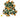 UV Hibiscus Hanging Bush Orange 27"