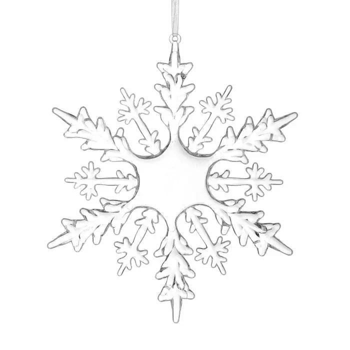 Acrylic Snowflake Ornament 8"