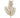 Gold Glitter Triple Palm Leaf Spray 34"