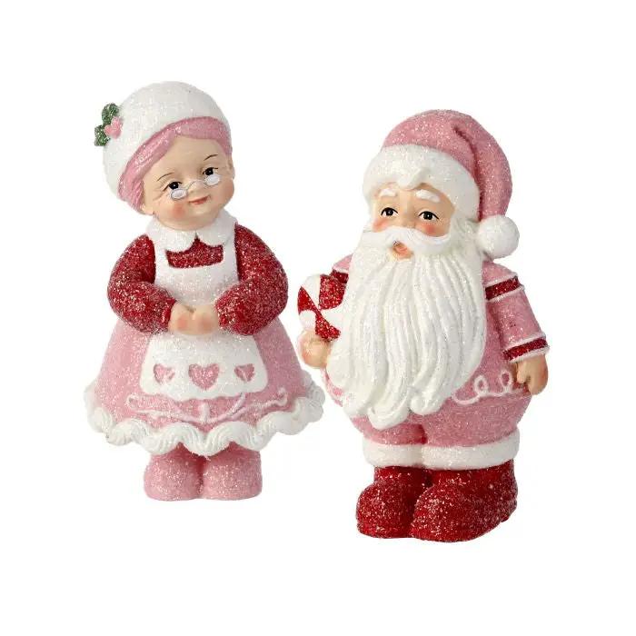 Sweets Santa & Mrs Claus (2 Asst) 6"