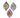 Regency Glass Reflector Finial Ornament (3 Asst) 5" - Holiday Ornaments Merchandise