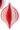 Regency Glass Ridge Ball or Onion Ornament (2 Asst) 4-4.5" - Holiday Ornaments Merchandise