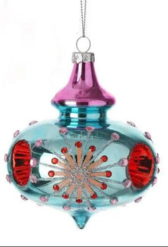 Regency Reflector Kismet Jewel Ornament (2 Asst) 4" - Holiday Ornaments Merchandise