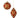 Regency Red/Gold Glass Jewel Fleur Ornament (2 Asst) 4-6" - Holiday Ornaments Merchandise