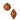 Regency Red/Gold Glass Jewel Fleur Ornament (2 Asst) 4-6" - Holiday Ornaments Merchandise