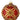 Regency Red/Gold Glass Jewel Fleur Ornament (2 Asst) 4-6" - Holiday Ornaments Merchandise