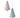 Regency Glass Frosting Tree Ornament (2 Asst) 5" - Holiday Ornaments Merchandise