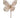 Regency Blush Sheer Organza/Sequin Butterfly Stem 17" - Seasonal & Holiday Decorations Silk