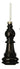 Regency Glass Knight/Bishop/Rooke Ornament (3 Asst) - Holiday Ornaments Merchandise