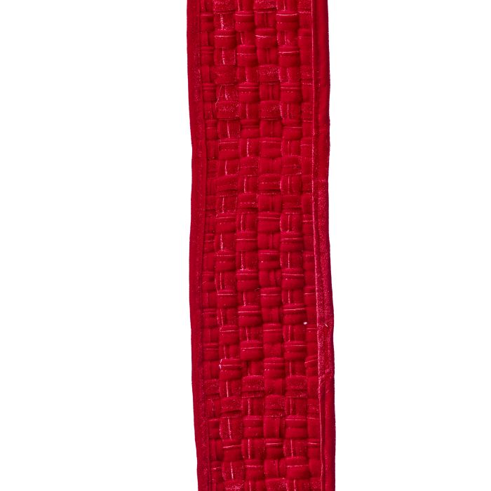 Red Velvet Braided Ribbon 5" x 3yd