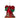 Glass Flocked Bell Ornament with Bow 4.5"
