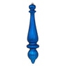 Vickerman Blue Matte Finial Drop UV 14" - Merchandise
