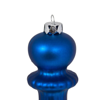 Vickerman Blue Matte Finial Drop UV 14" - Merchandise