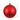 Vickerman UV Red Matte Ball Ornament 4" (Bag of 6) - Holiday Ornaments Merchandise