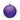 Vickerman UV Purple Matte Ball Ornament 4" (Bag of 6) - Holiday Ornaments Merchandise