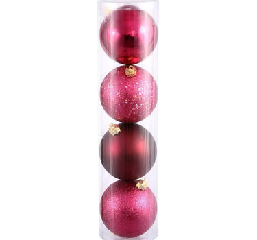 Vickerman Wine Ball Ornament 4.75" (Box of 4 Asst) - Holiday Ornaments Merchandise
