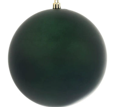 Vickerman Matte Ball Ornament Midnight Green 4" (Bag of 6) - Holiday Ornaments Merchandise