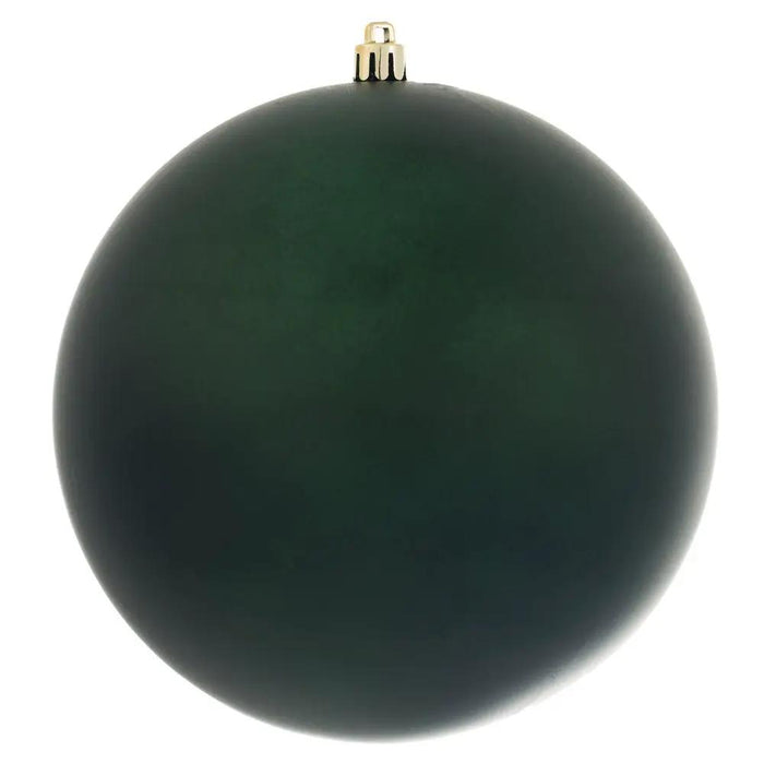 Matte Ball Ornament Midnight Green 4" (Bag of 6)