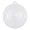 Vickerman Clear Iridescent Ball Ornament 6" (Bag of 4) - Holiday Ornaments Merchandise