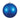 Vickerman UV Blue Matte Ball Ornament 4" (6/Bag) - Holiday Ornaments Merchandise