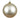 Vickerman 8" Champagne Matte Ball UV Drilled Cap - Merchandise