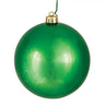 Vickerman UV Green Shiny Ball Ornament 4" (Bag of 6) - Holiday Ornaments Merchandise