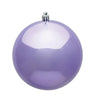 Vickerman UV Lavender Shiny Ball Ornament 12" - Holiday Ornaments Merchandise