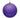 Vickerman UV Purple Matte Ball Ornament 4" (Bag of 6) - Holiday Ornaments Merchandise