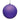 Vickerman UV Purple Matte Ball Ornament 4" (Bag of 6) - Holiday Ornaments Merchandise
