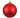 Vickerman UV Red Matte Ball Ornament 4" (Bag of 6) - Holiday Ornaments Merchandise